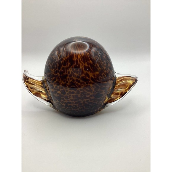 Dale Tiffany Majestic Owl Glass Art Figurine / Decorative Art Piece - Picture 4 of 7